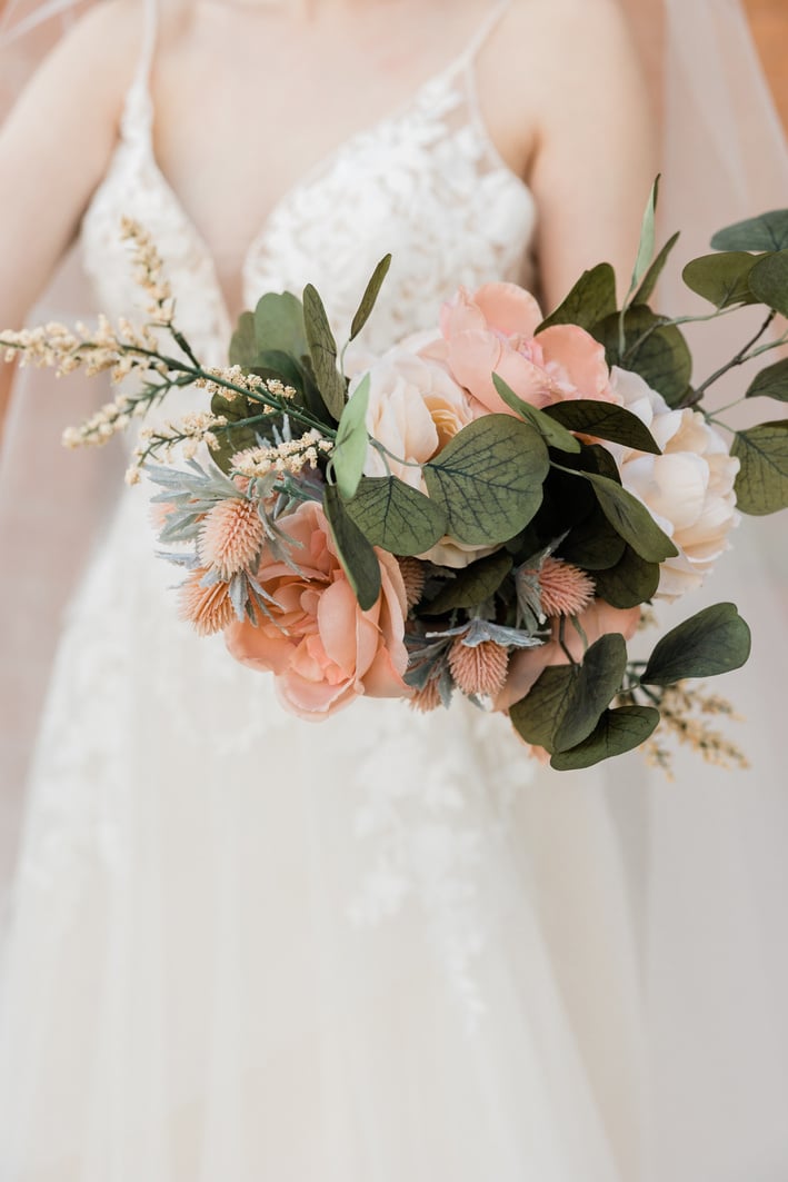 Bride with Bridal Bouquet